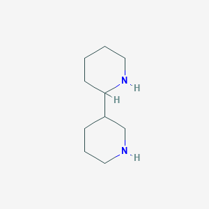 molecular formula C10H20N2 B13252030 2,3'-Bipiperidine CAS No. 2467-09-6