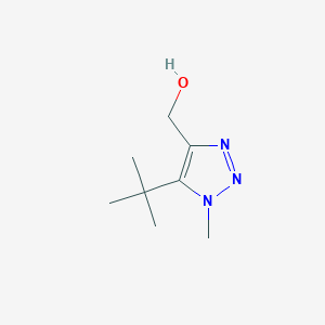 molecular formula C8H15N3O B13252039 (5-tert-Butyl-1-methyl-1H-1,2,3-triazol-4-yl)methanol 