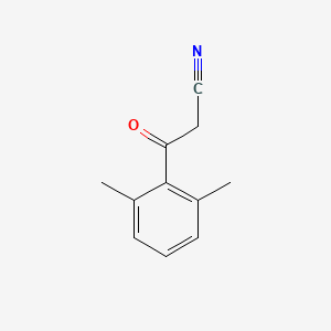 molecular formula C11H11NO B1325206 2,6-Dimethylbenzoylacetonitrile CAS No. 677713-07-4