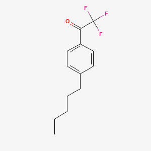 molecular formula C13H15F3O B1325209 4'-n-Pentyl-2,2,2-trifluoroacetophenone CAS No. 886369-31-9