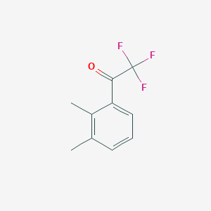 molecular formula C10H9F3O B1325210 2',3'-Dimethyl-2,2,2-trifluoroacetophenone CAS No. 886369-37-5