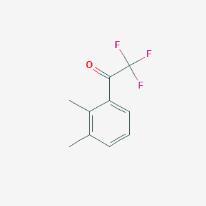 molecular formula C10H9F3O B1325210 2',3'-Dimetil-2,2,2-trifluoroacetofenona CAS No. 886369-37-5