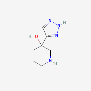 3-(1H-1,2,3-Triazol-4-yl)piperidin-3-ol