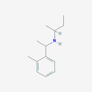 molecular formula C13H21N B13252125 (Butan-2-yl)[1-(2-methylphenyl)ethyl]amine 