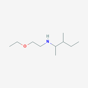 molecular formula C10H23NO B13252155 (2-Ethoxyethyl)(3-methylpentan-2-yl)amine 