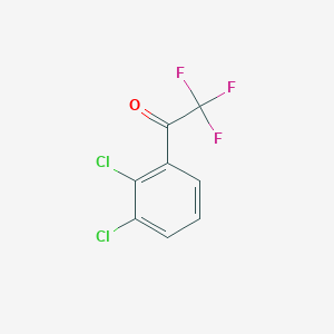 molecular formula C8H3Cl2F3O B1325217 2',3'-Dichloro-2,2,2-trifluoroacetophenone CAS No. 886371-11-5