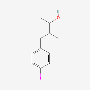 4-(4-Iodophenyl)-3-methylbutan-2-ol