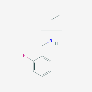 [(2-Fluorophenyl)methyl](2-methylbutan-2-YL)amine