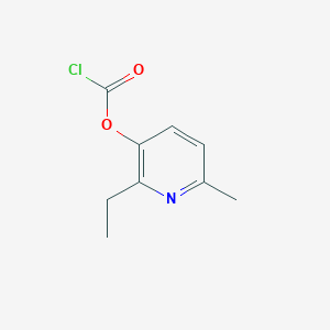 2-Ethyl-6-methylpyridin-3-yl chloroformate