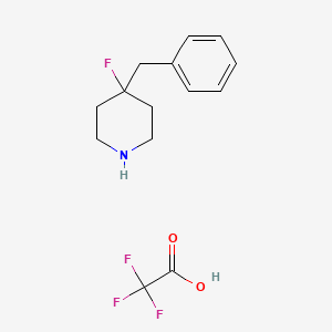 4-Benzyl-4-fluoropiperidine,trifluoroaceticacid