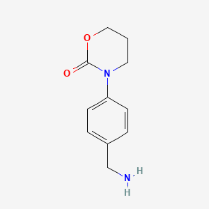 3-[4-(Aminomethyl)phenyl]-1,3-oxazinan-2-one