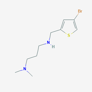 [(4-Bromothiophen-2-yl)methyl][3-(dimethylamino)propyl]amine