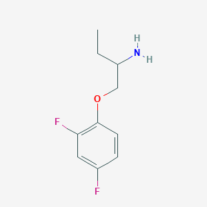 1-(2,4-Difluorophenoxy)butan-2-amine