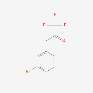 molecular formula C9H6BrF3O B1325228 3-(3-Bromophenyl)-1,1,1-trifluoro-2-propanone CAS No. 898787-59-2