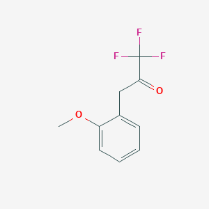 molecular formula C10H9F3O2 B1325231 3-(2-Methoxyphenyl)-1,1,1-trifluoro-2-propanone CAS No. 870460-18-7