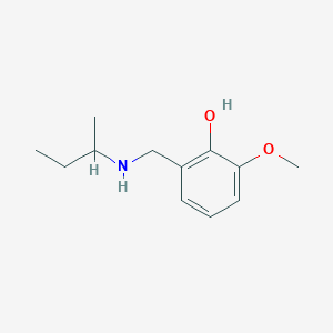 2-{[(Butan-2-yl)amino]methyl}-6-methoxyphenol