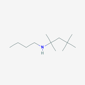 molecular formula C12H27N B13252329 Butyl(2,4,4-trimethylpentan-2-yl)amine 