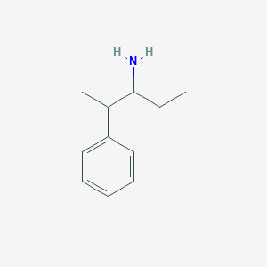 molecular formula C11H17N B13252332 2-Phenylpentan-3-amine 