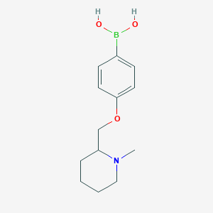 (4-[(1-Methylpiperidin-2-YL)methoxy]phenyl)boronic acid