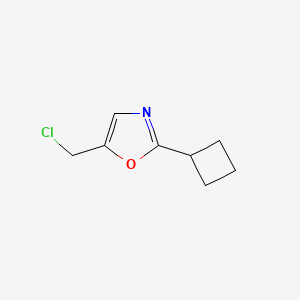 5-(Chloromethyl)-2-cyclobutyl-1,3-oxazole