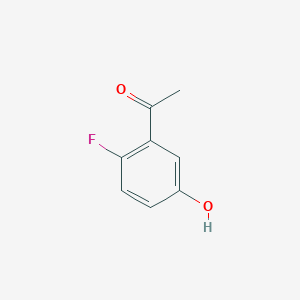 molecular formula C8H7FO2 B132524 1-(2-Fluoro-5-hydroxyphenyl)ethanone CAS No. 145300-04-5