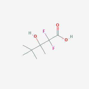 2,2-Difluoro-3-hydroxy-3,4,4-trimethylpentanoic acid