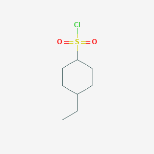 molecular formula C8H15ClO2S B13252406 4-Ethylcyclohexane-1-sulfonyl chloride 