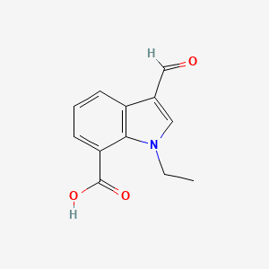 1-Ethyl-3-formyl-1H-indole-7-carboxylic acid