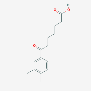 B1325246 7-(3,4-Dimethylphenyl)-7-oxoheptanoic acid CAS No. 898788-19-7