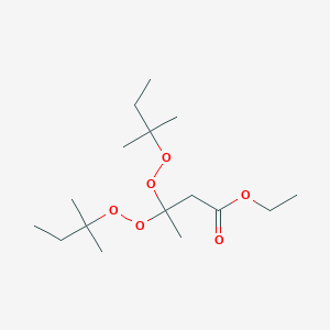 molecular formula C16H32O6 B132525 乙基3,3-叔戊基过氧基丁酸酯 CAS No. 67567-23-1