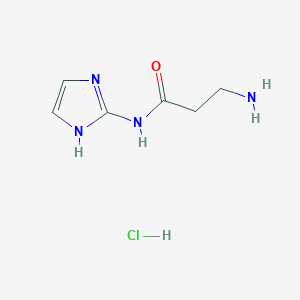 3-Amino-N-(1H-imidazol-2-yl)propanamide hydrochloride