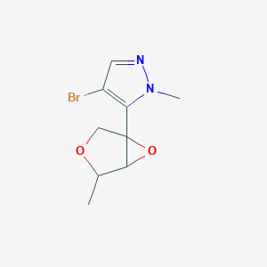 4-Bromo-1-methyl-5-{4-methyl-3,6-dioxabicyclo[3.1.0]hexan-1-yl}-1H-pyrazole