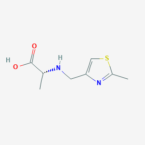 (2R)-2-{[(2-Methyl-1,3-thiazol-4-YL)methyl]amino}propanoic acid