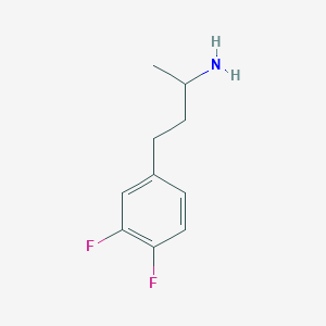 4-(3,4-Difluorophenyl)butan-2-amine