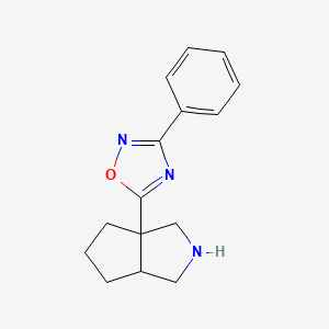 5-{Octahydrocyclopenta[c]pyrrol-3a-yl}-3-phenyl-1,2,4-oxadiazole