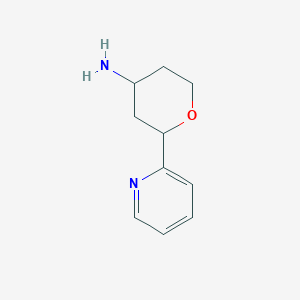 2-(Pyridin-2-yl)oxan-4-amine