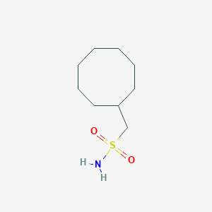 molecular formula C9H19NO2S B13252662 Cyclooctylmethanesulfonamide 