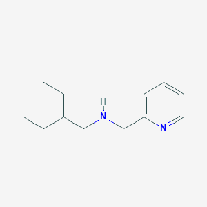 molecular formula C12H20N2 B13252668 (2-Ethylbutyl)(pyridin-2-ylmethyl)amine 