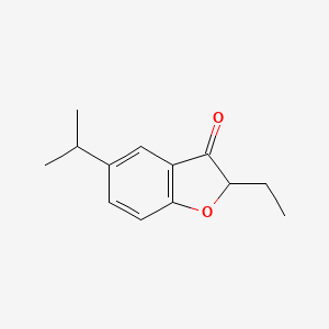 2-Ethyl-5-(propan-2-YL)-2,3-dihydro-1-benzofuran-3-one