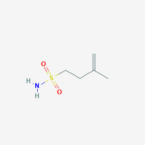 molecular formula C5H11NO2S B13252674 3-Methylbut-3-ene-1-sulfonamide 