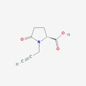 (2R)-5-Oxo-1-(prop-2-yn-1-yl)pyrrolidine-2-carboxylic acid