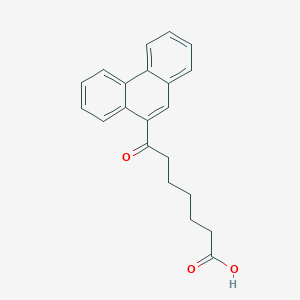 molecular formula C21H20O3 B1325272 7-Oxo-7-(9-phenanthryl)heptanoic acid CAS No. 898766-07-9