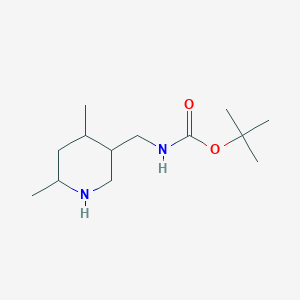 tert-Butyl N-[(4,6-dimethylpiperidin-3-yl)methyl]carbamate