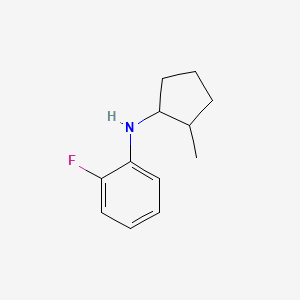 2-fluoro-N-(2-methylcyclopentyl)aniline