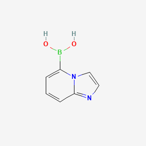 {Imidazo[1,2-a]pyridin-5-yl}boronic acid