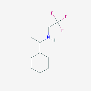 (1-Cyclohexylethyl)(2,2,2-trifluoroethyl)amine