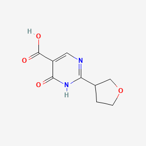 6-Oxo-2-(oxolan-3-yl)-1,6-dihydropyrimidine-5-carboxylic acid