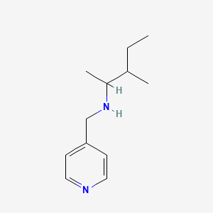 (3-Methylpentan-2-yl)(pyridin-4-ylmethyl)amine