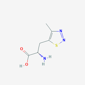 (2S)-2-Amino-3-(4-methyl-1,2,3-thiadiazol-5-yl)propanoic acid