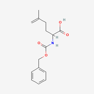 2-{[(Benzyloxy)carbonyl]amino}-5-methylhex-5-enoic acid